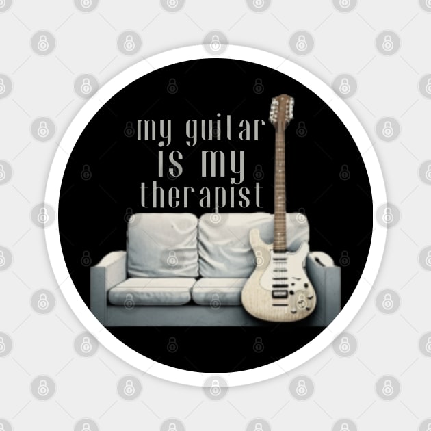 My guitar is my therapist Magnet by ThatSimply!